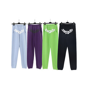 Sp5de  Foam Printed Loose Casual Sweatpants-4620